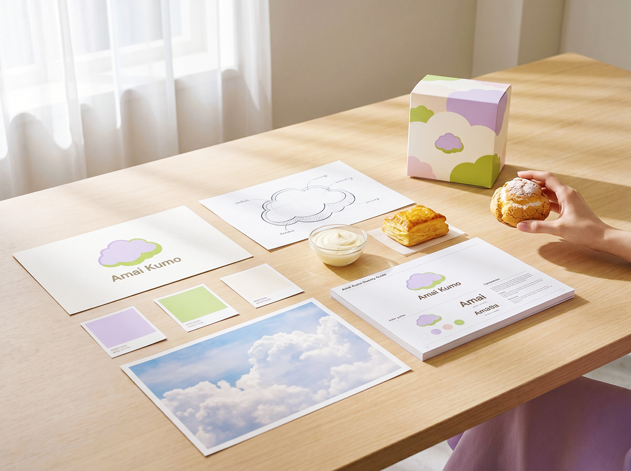 AMAI KUMO | Minimalist Japanese Pâtisserie Branding Image 63