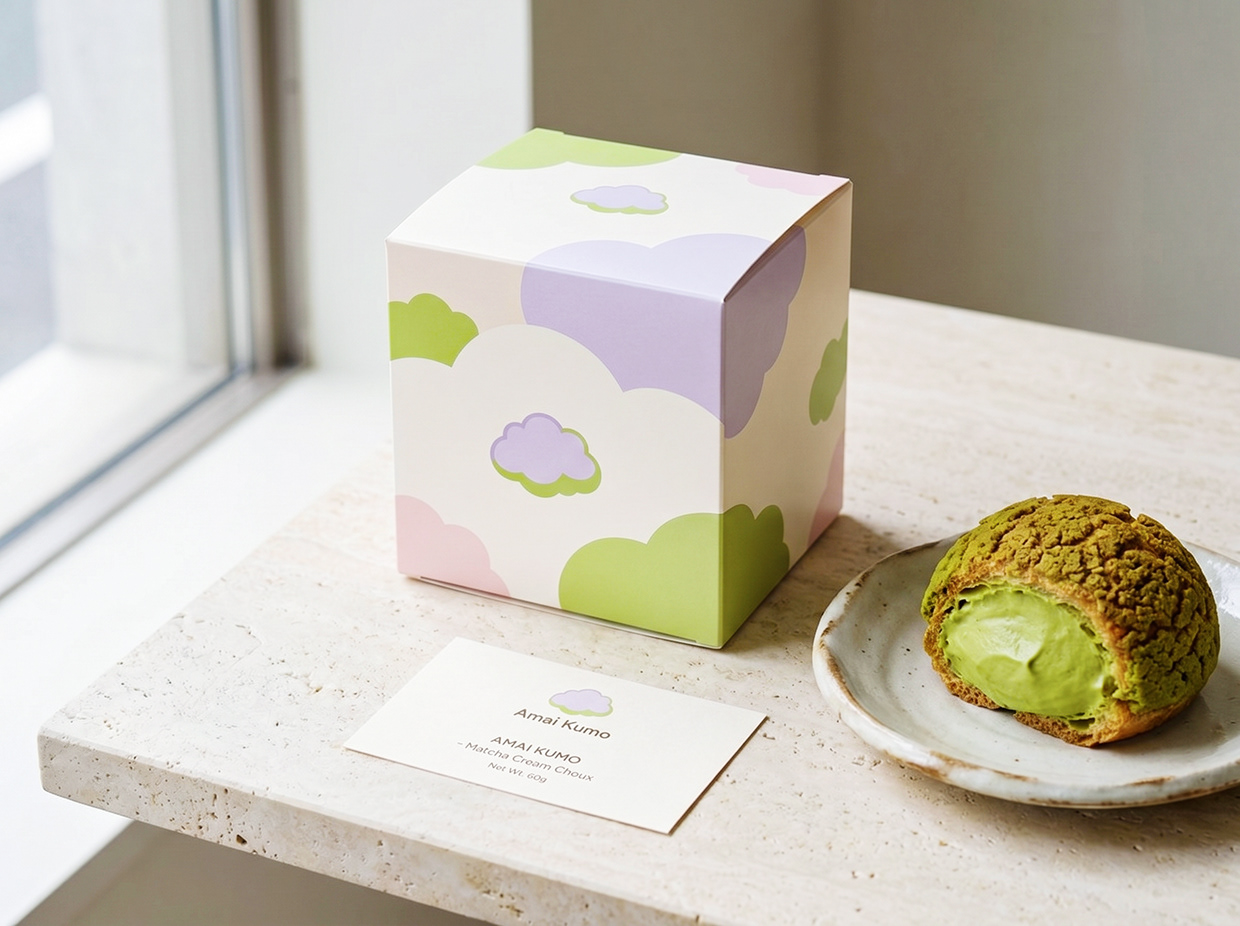 AMAI KUMO | Minimalist Japanese Pâtisserie Branding Image 65