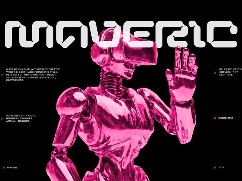 Maveric - Futuristic Font