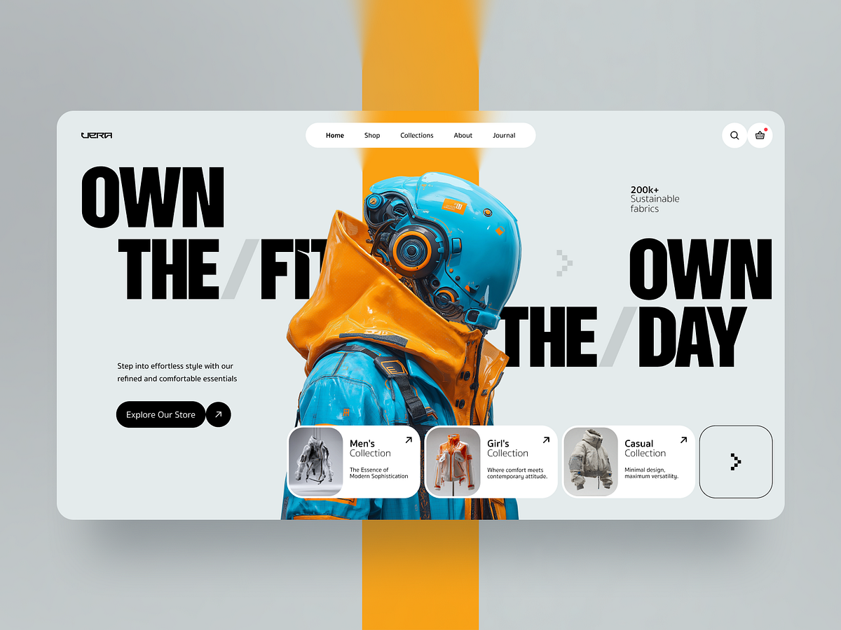 Vera - eCommerce Ui design Concept Image 0