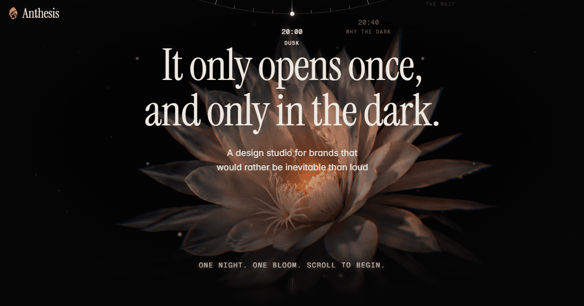 Anthesis — Dark Agency & Portfolio Framer Template Image 0