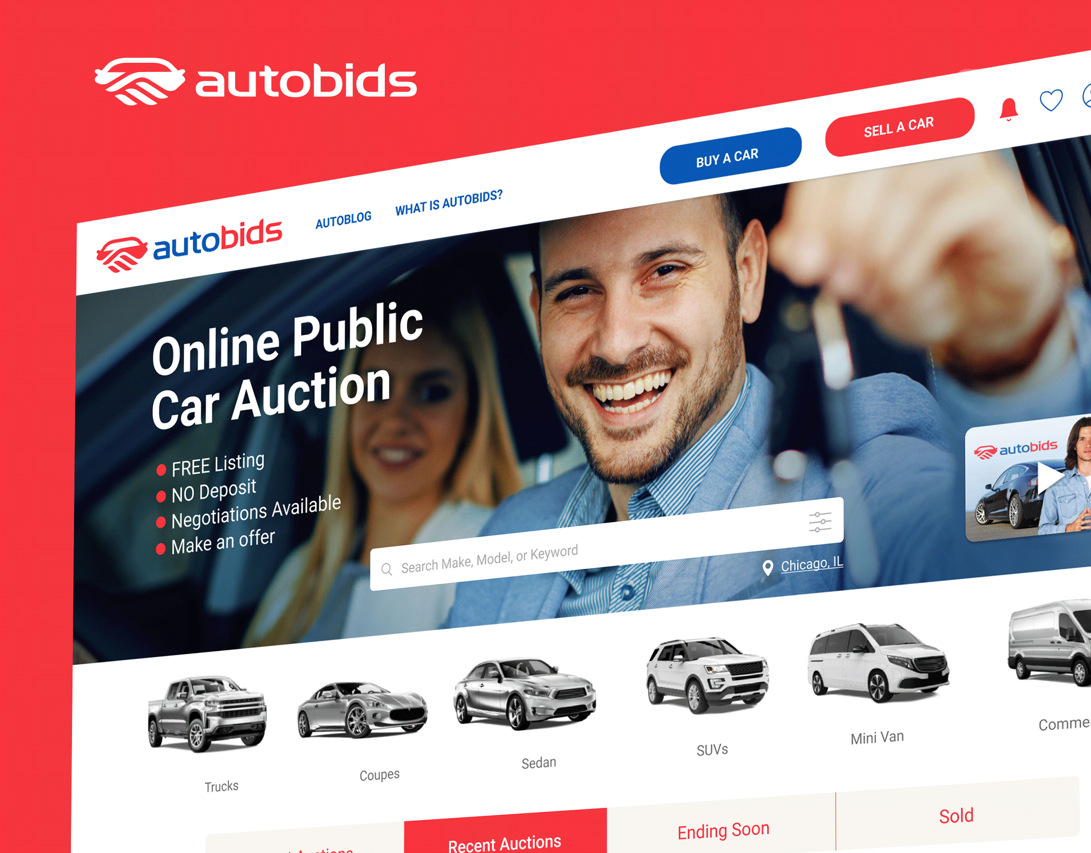 ismail abay - Autobids – Full Rebranding & UX/UI Design