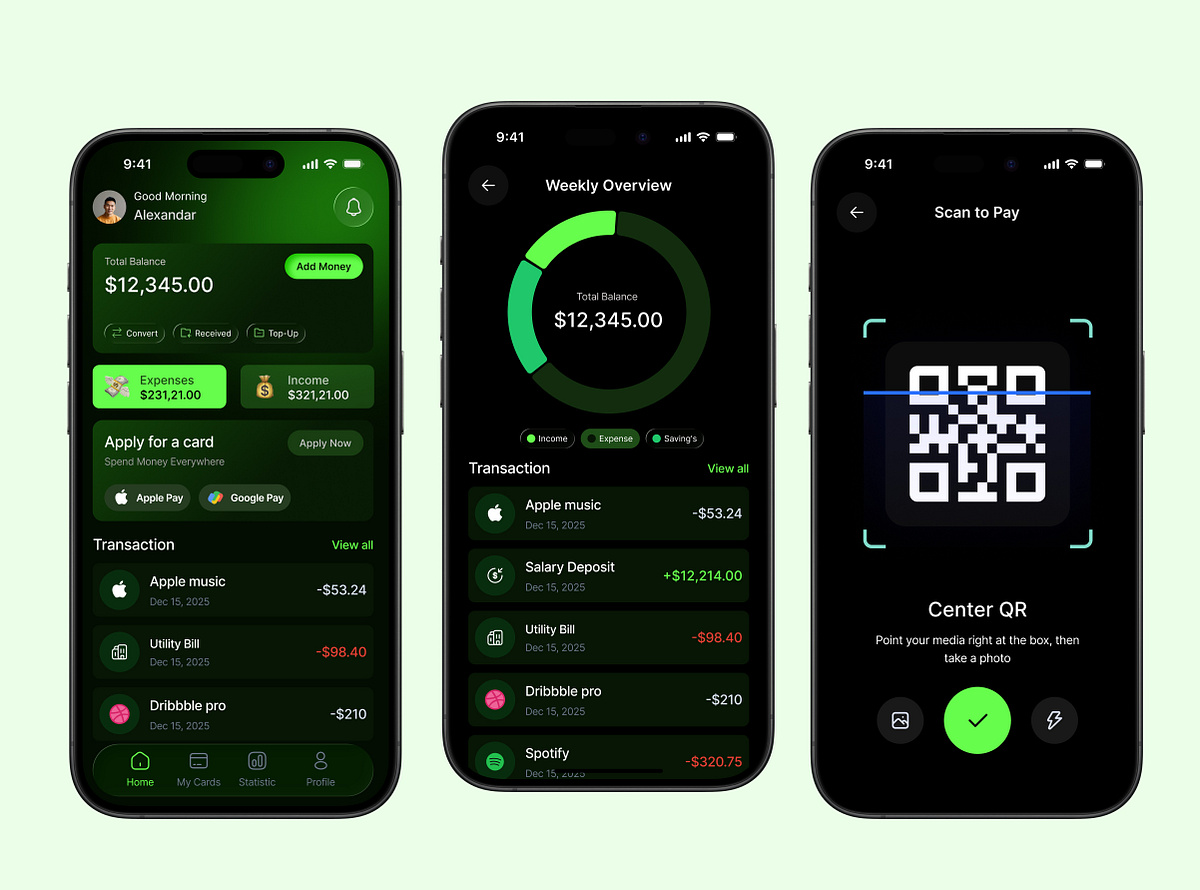 Fintech App Design