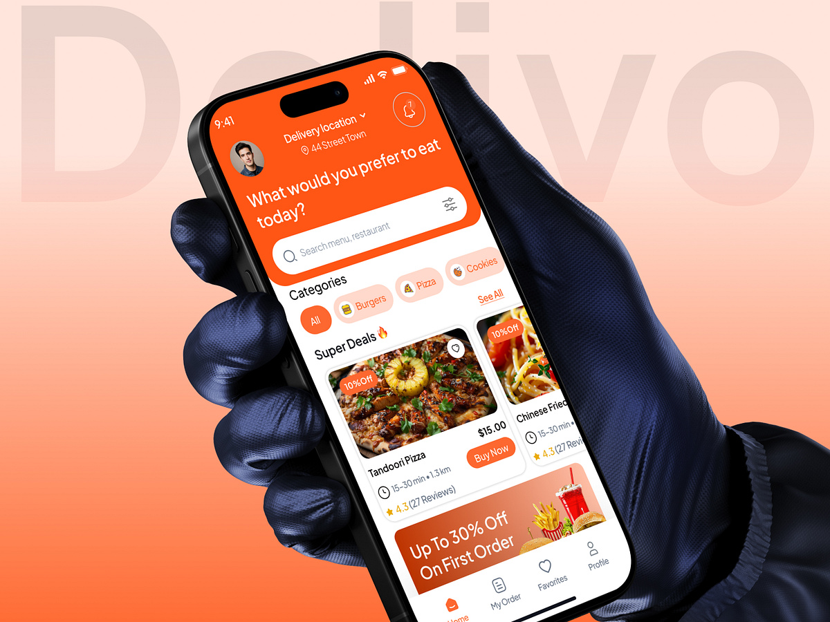 Food Delivery App Design