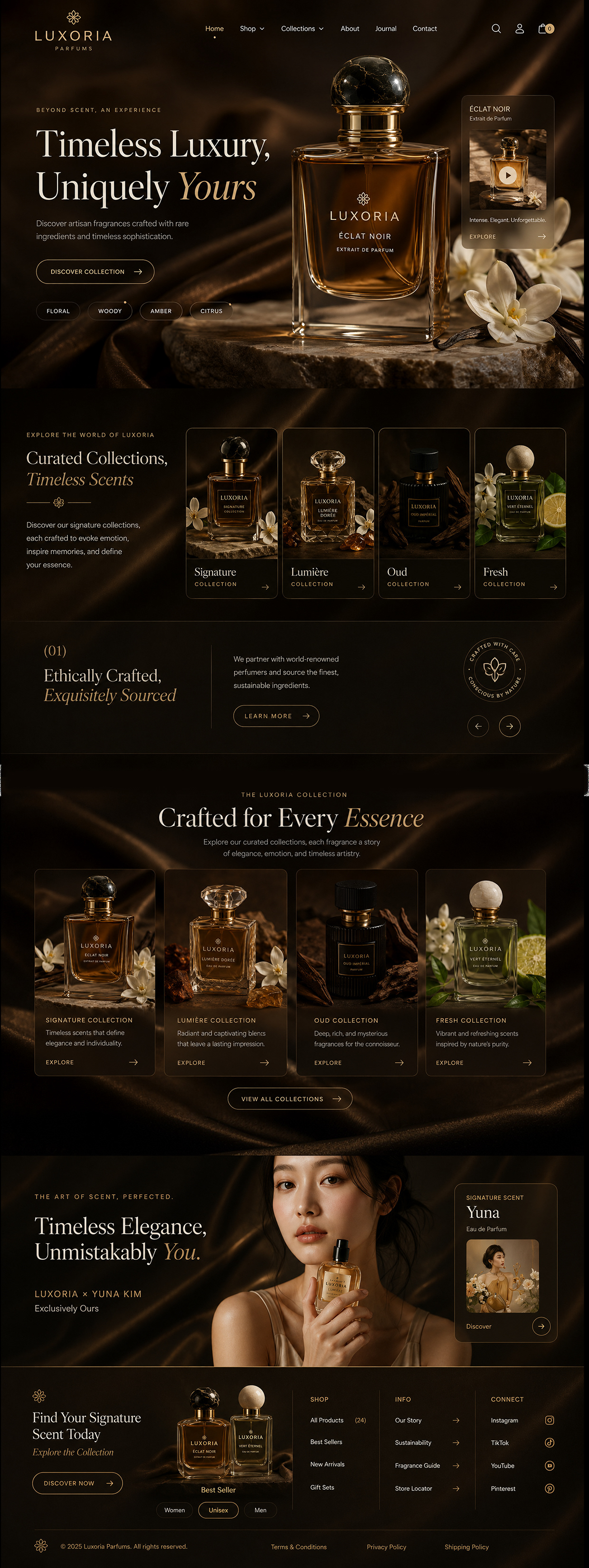 Luxoria - Luxury Perfume eCommerce Experience