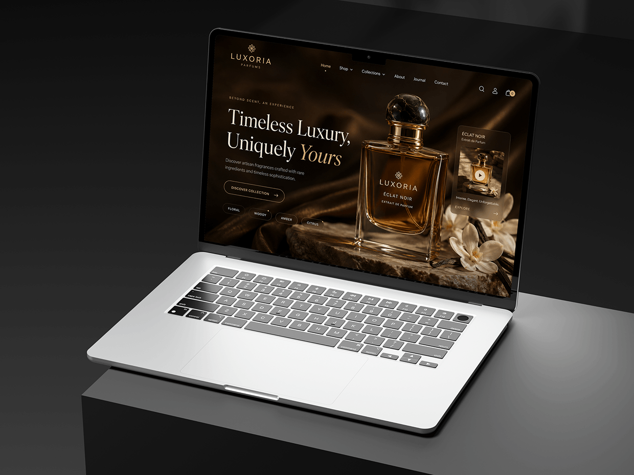 Luxoria - Luxury Perfume eCommerce Experience Image 2
