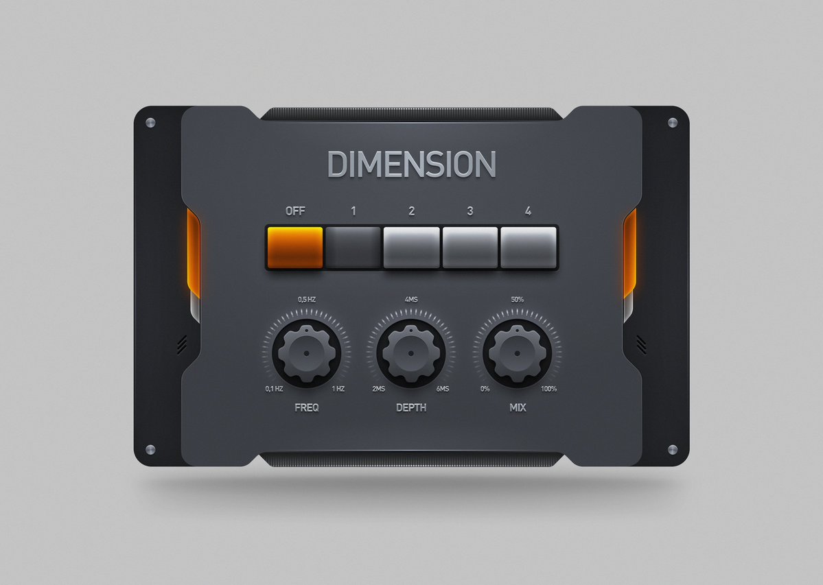 Dimension vst plugin design