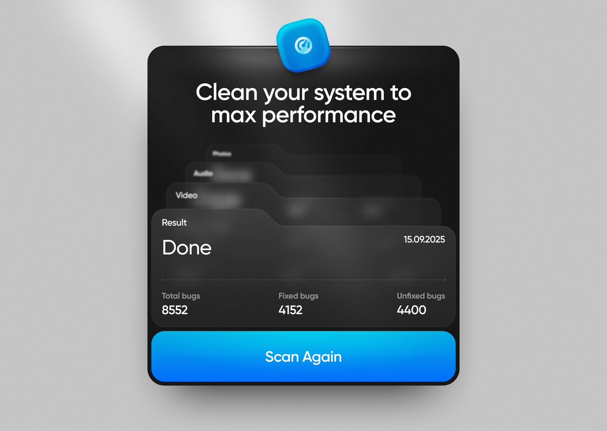 Scanning app ui design