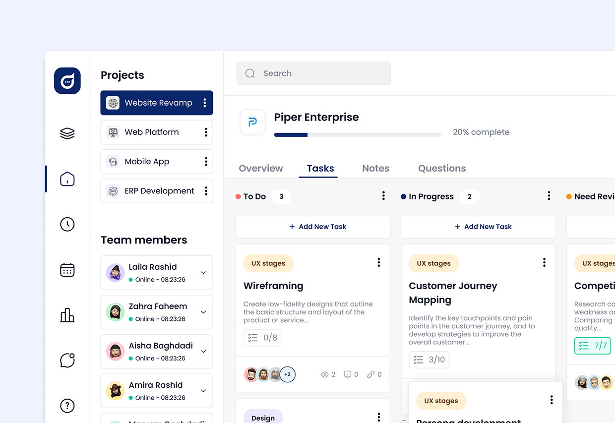 Dutask-Project management Dashboard Image 0