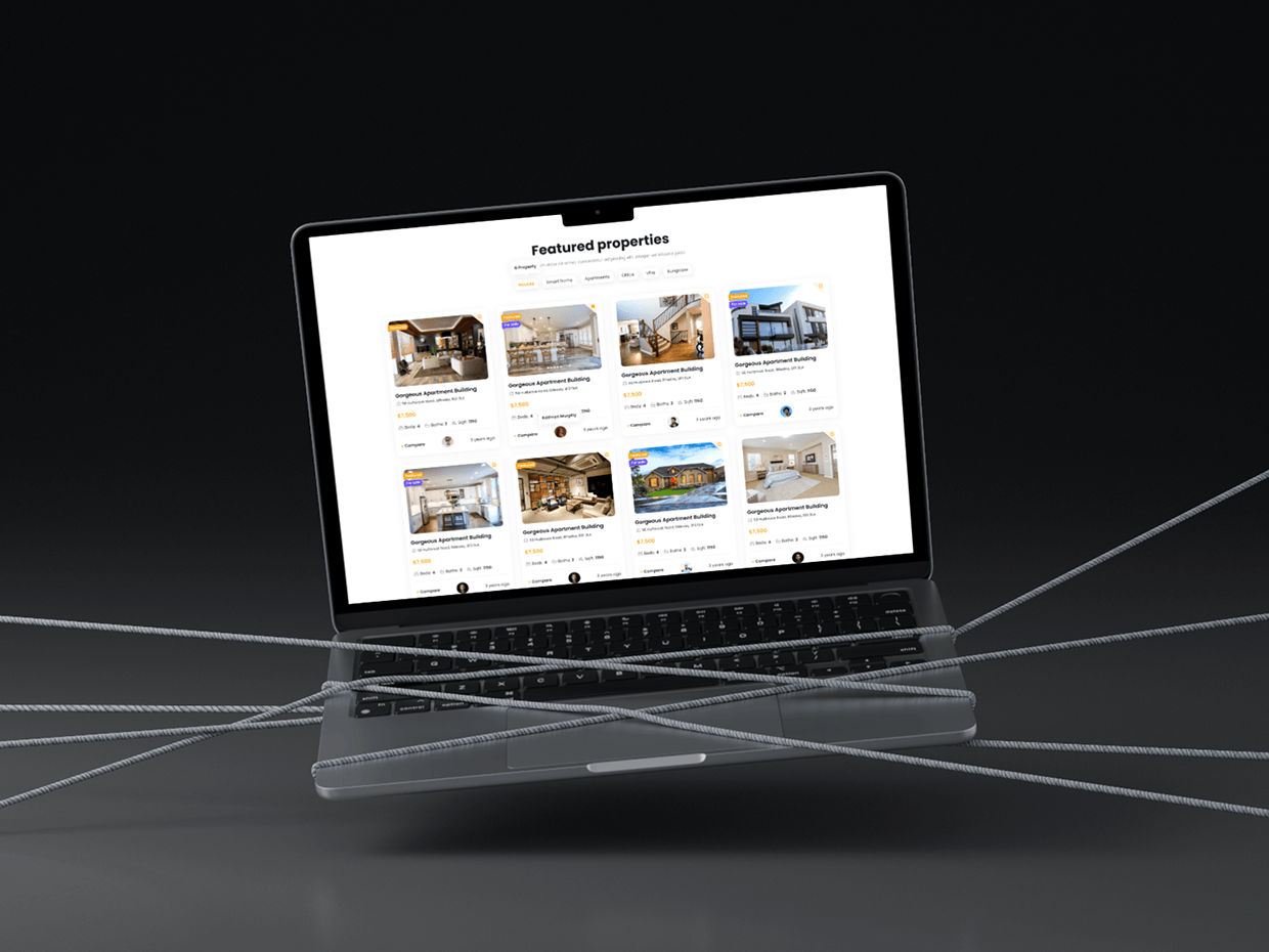 Property Rent Website UI Design Image 0