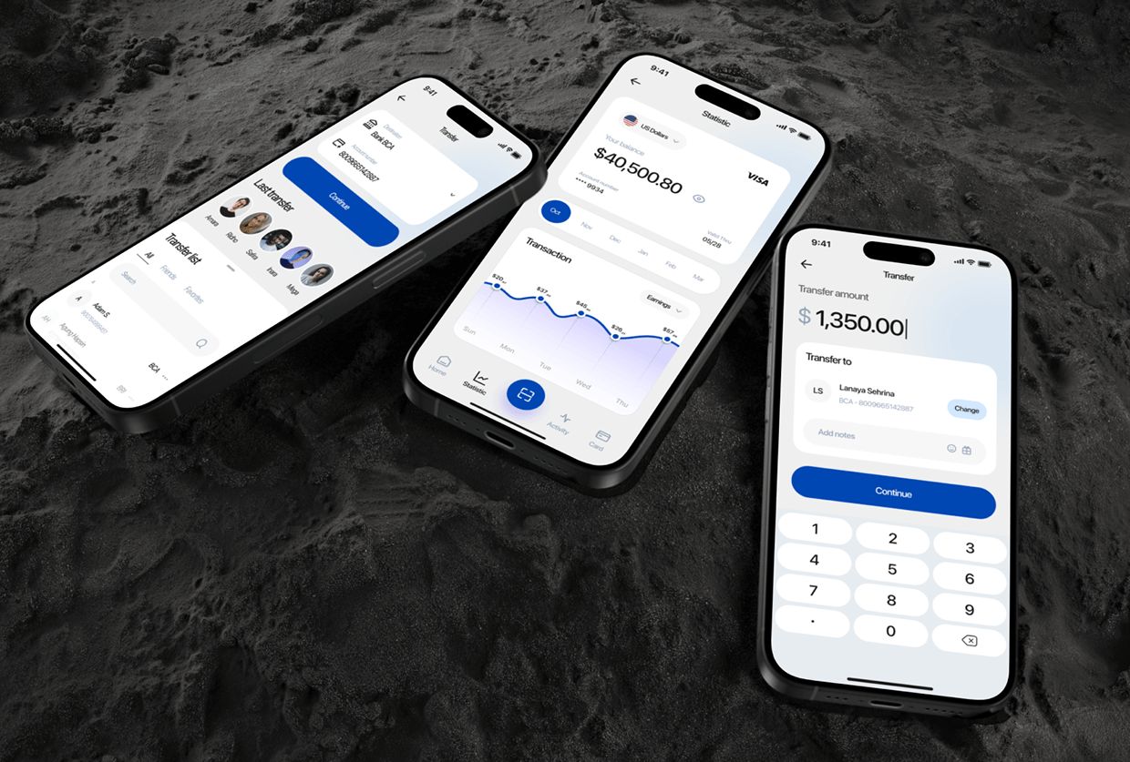 Finance Management Mobile App Design Image 1