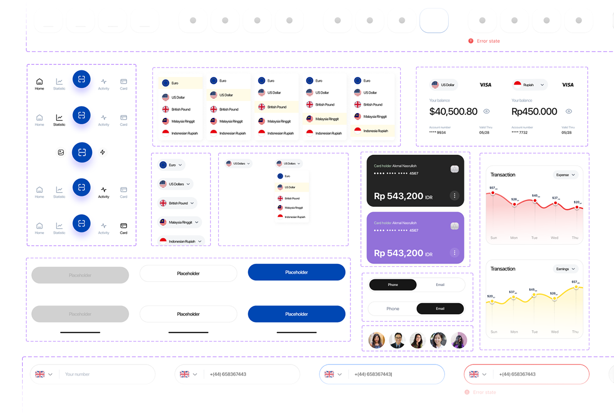 Finance Management Mobile App Design Image 4