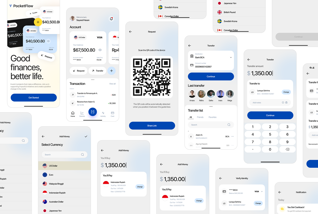 Finance Management Mobile App Design Image 5