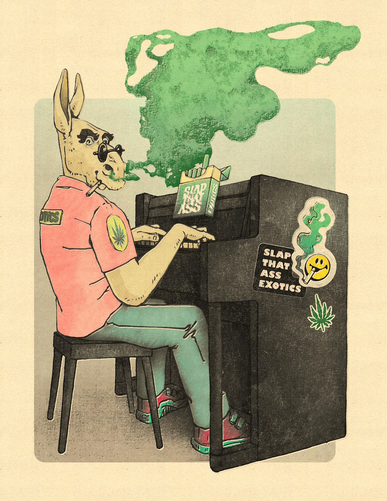 "Donkey" illustration series Image 1