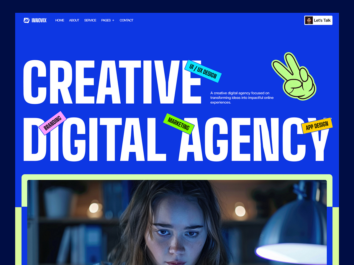 Creative Digital Agency — Bold & Playful Web Design