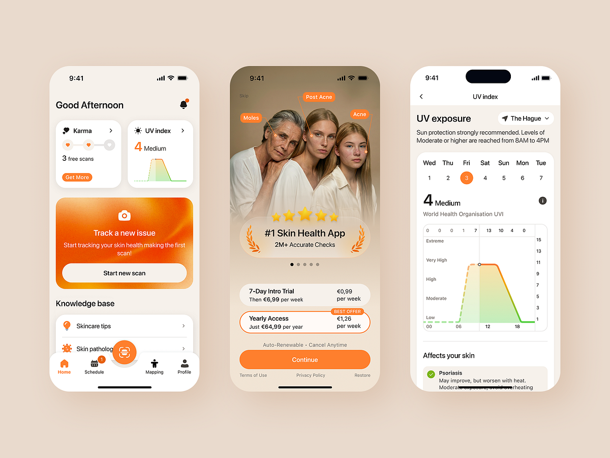 Skin scanner mobile app Image 0