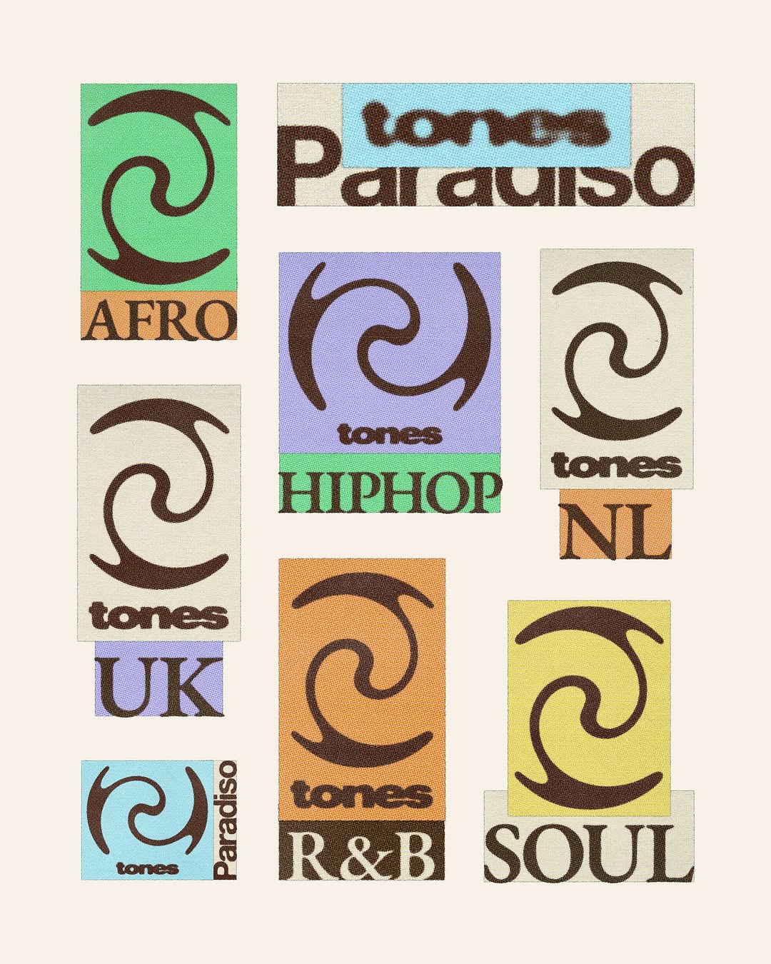 Rebranding for Tones, by Paradiso.  Image 3