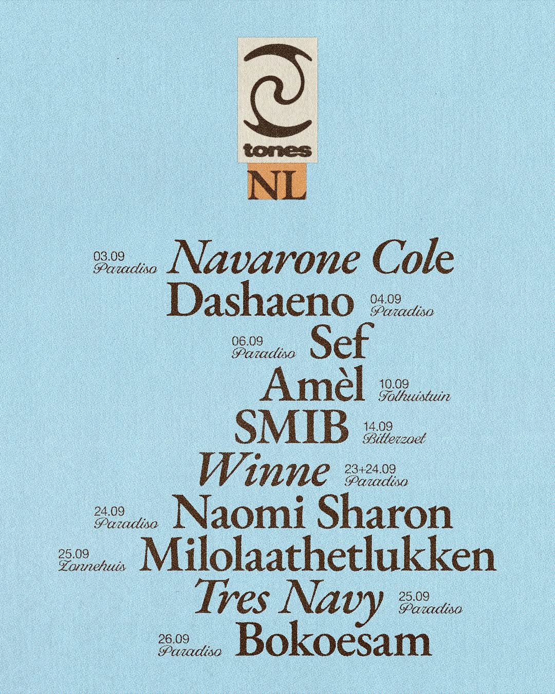 Rebranding for Tones, by Paradiso.  Image 5