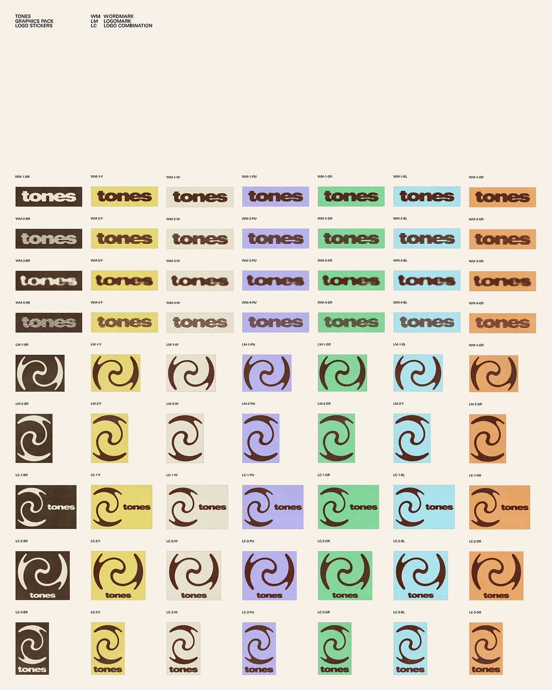 Rebranding for Tones, by Paradiso.  Image 2