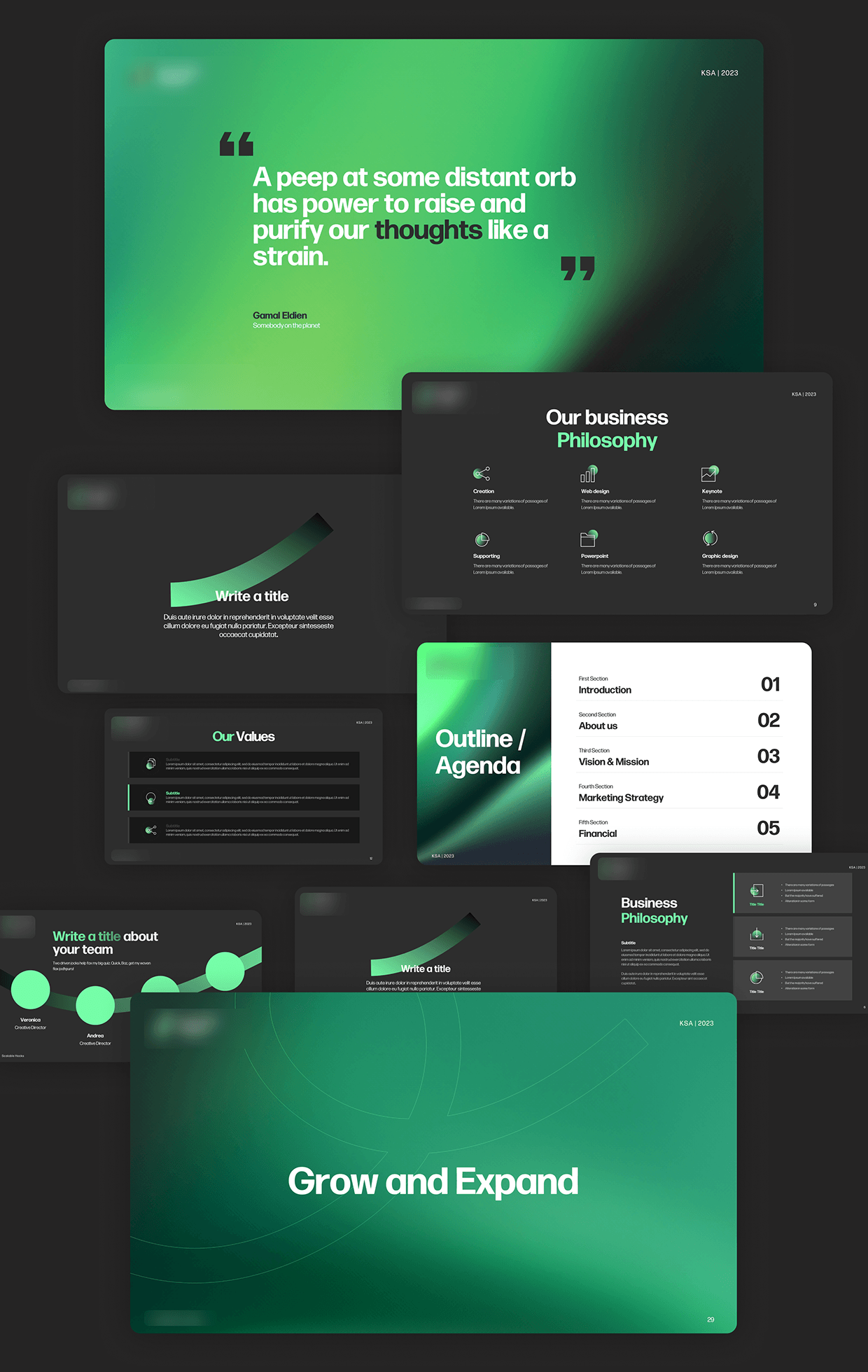 Agency PowerPoint Template | Presentation Temp Image 0