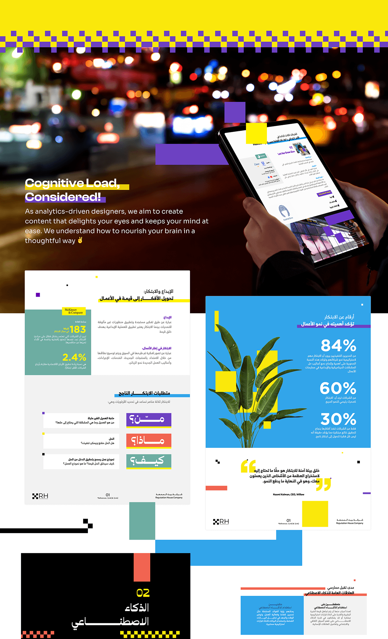 Creativity Report | Black & Yellow Pixel Style Image 2