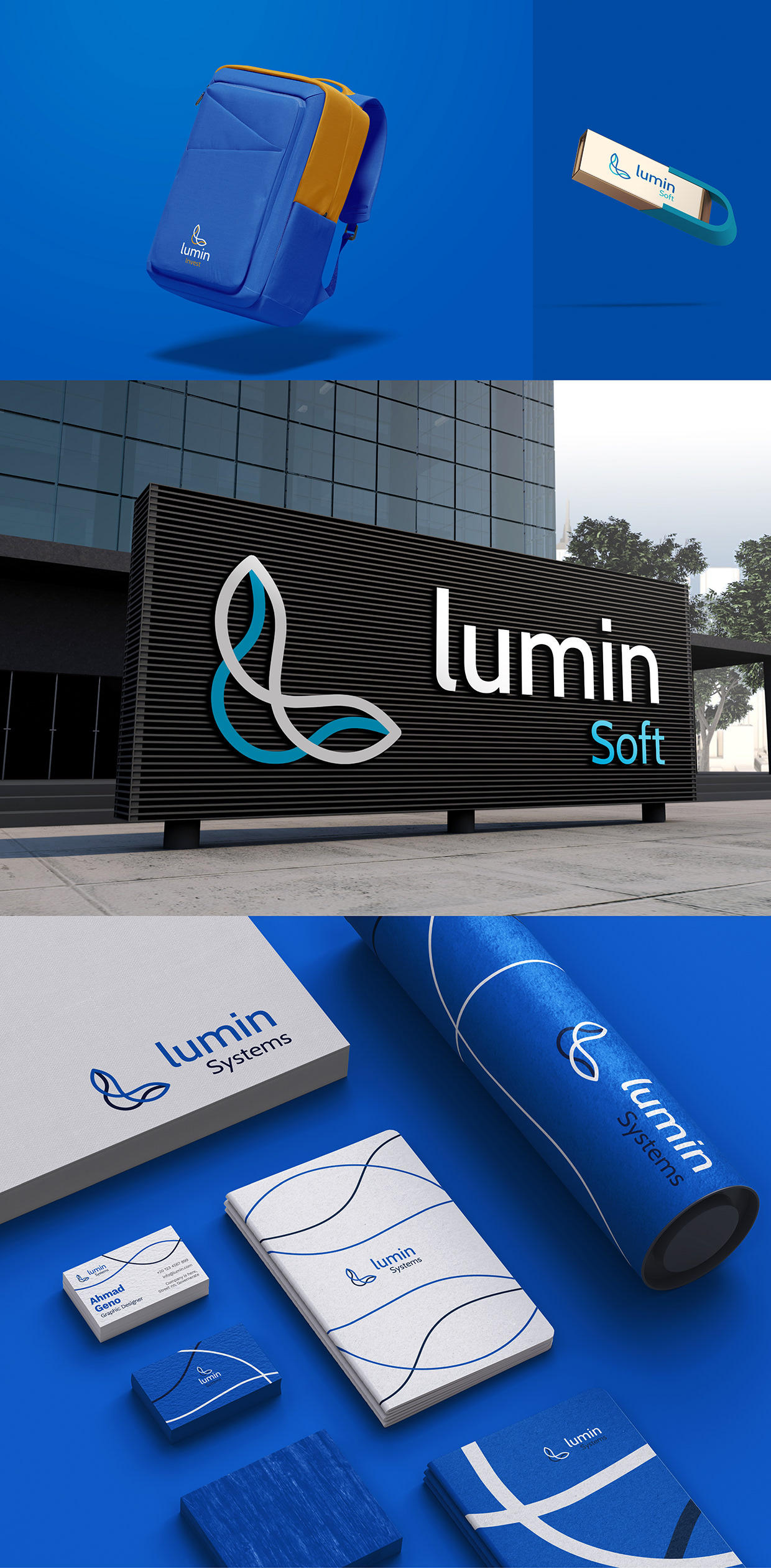 IT Solutions Rebranding Identity | Lumin Image 12