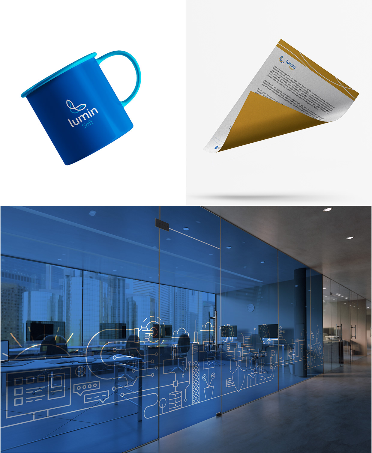 IT Solutions Rebranding Identity | Lumin Image 14