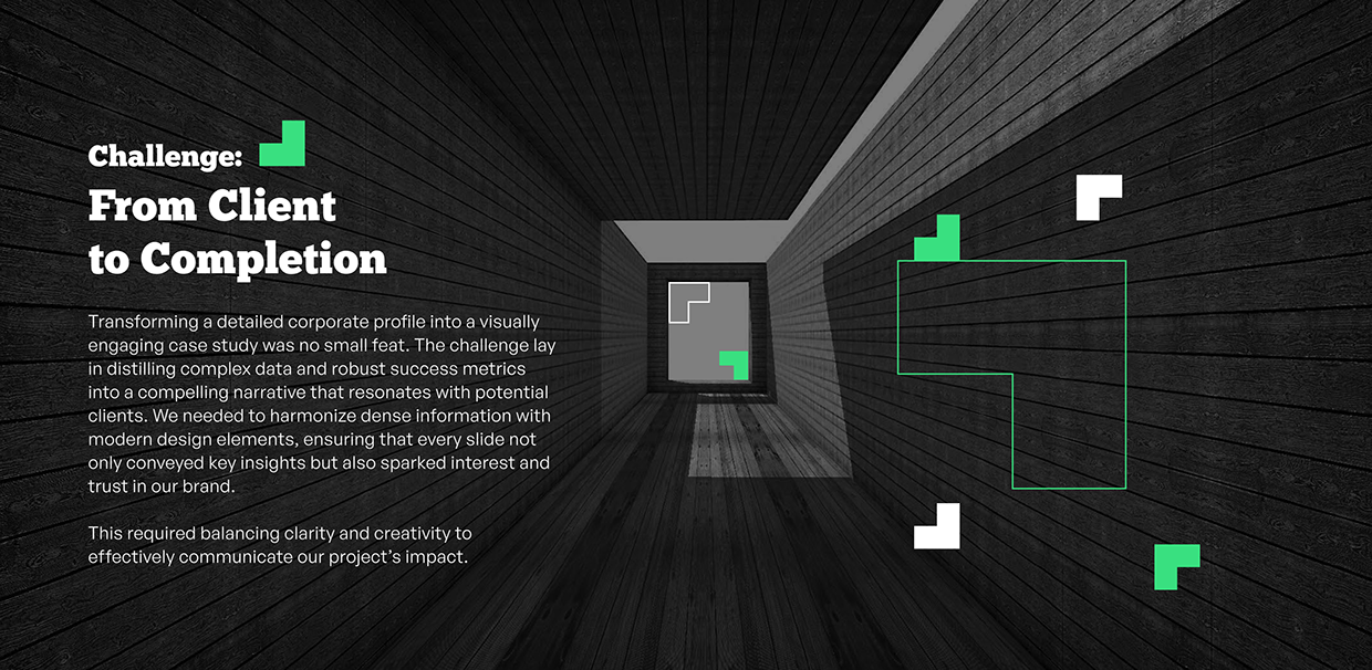 Saudi Company Profile | Powerpoint | Green & Black Image 0
