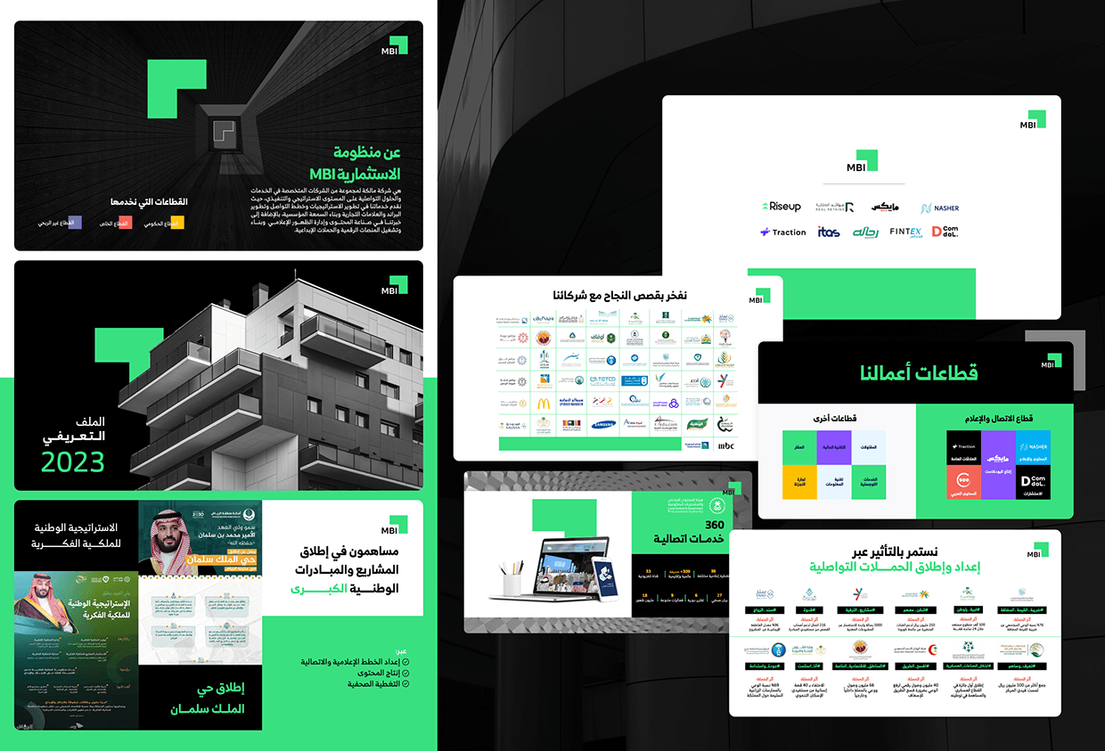 Saudi Company Profile | Powerpoint | Green & Black Image 2