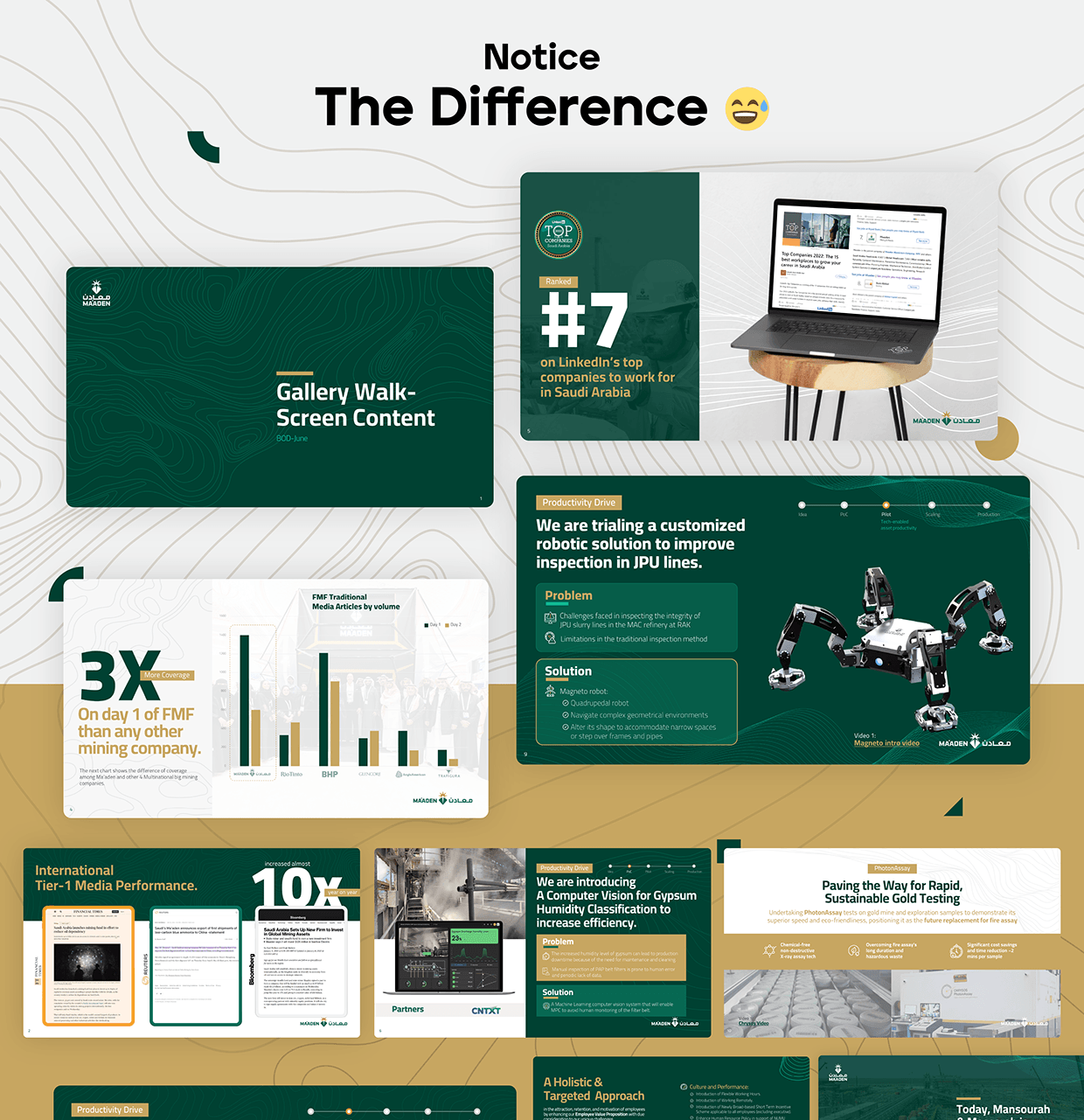 Corporate Arabic Presentation Deck, Mining Event Image 5