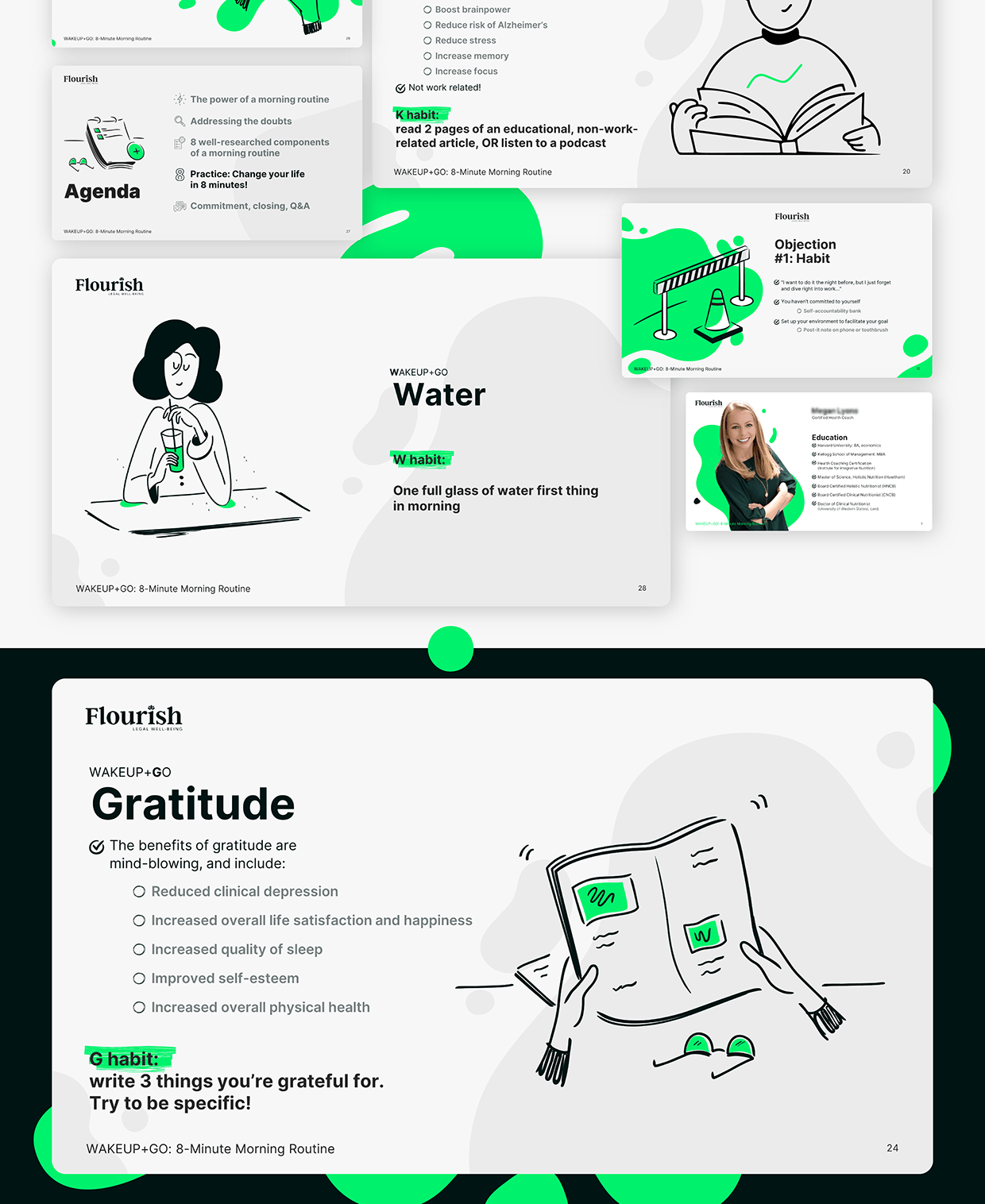 Notion Style Powerpoint Template | Productivity Tips Image 5