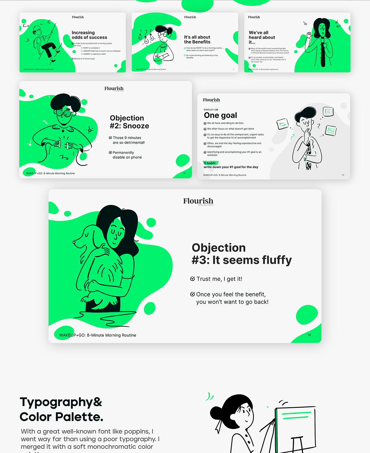 Notion Style Powerpoint Template | Productivity Tips Image 6