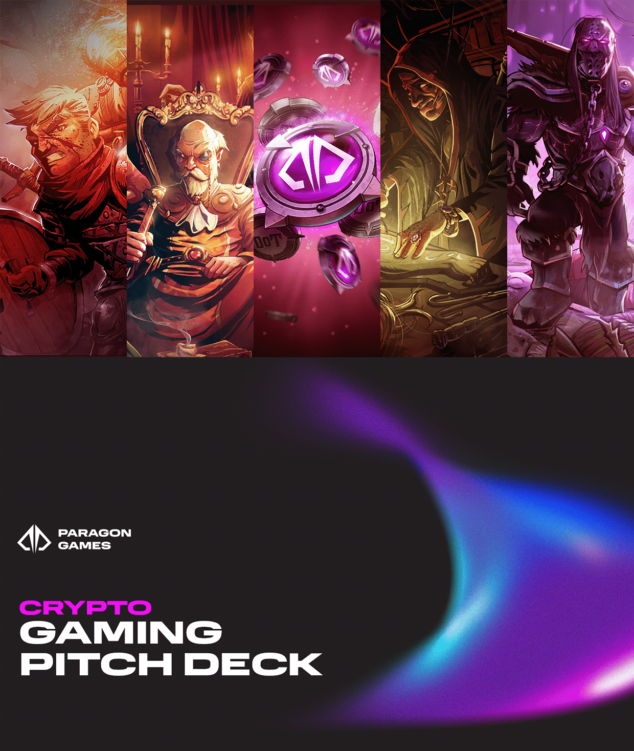 Strategic Gaming Pitch deck | Cryptobased gaming deck