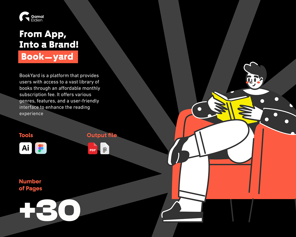 Creative Direction for Books App | Bookyard