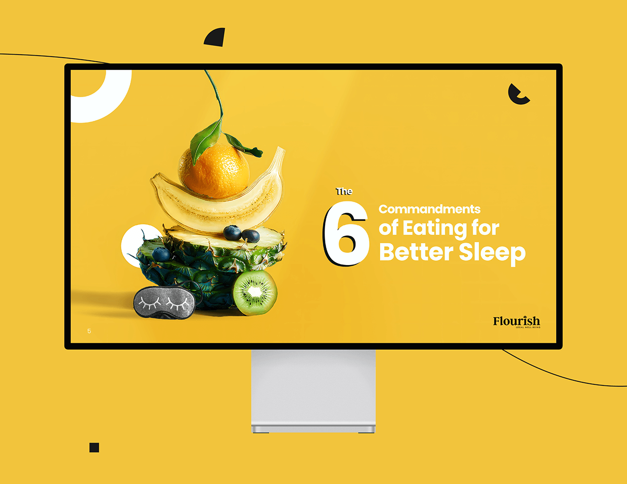 Sleep and Nutrition PowerPoint Presentation Design Image 0
