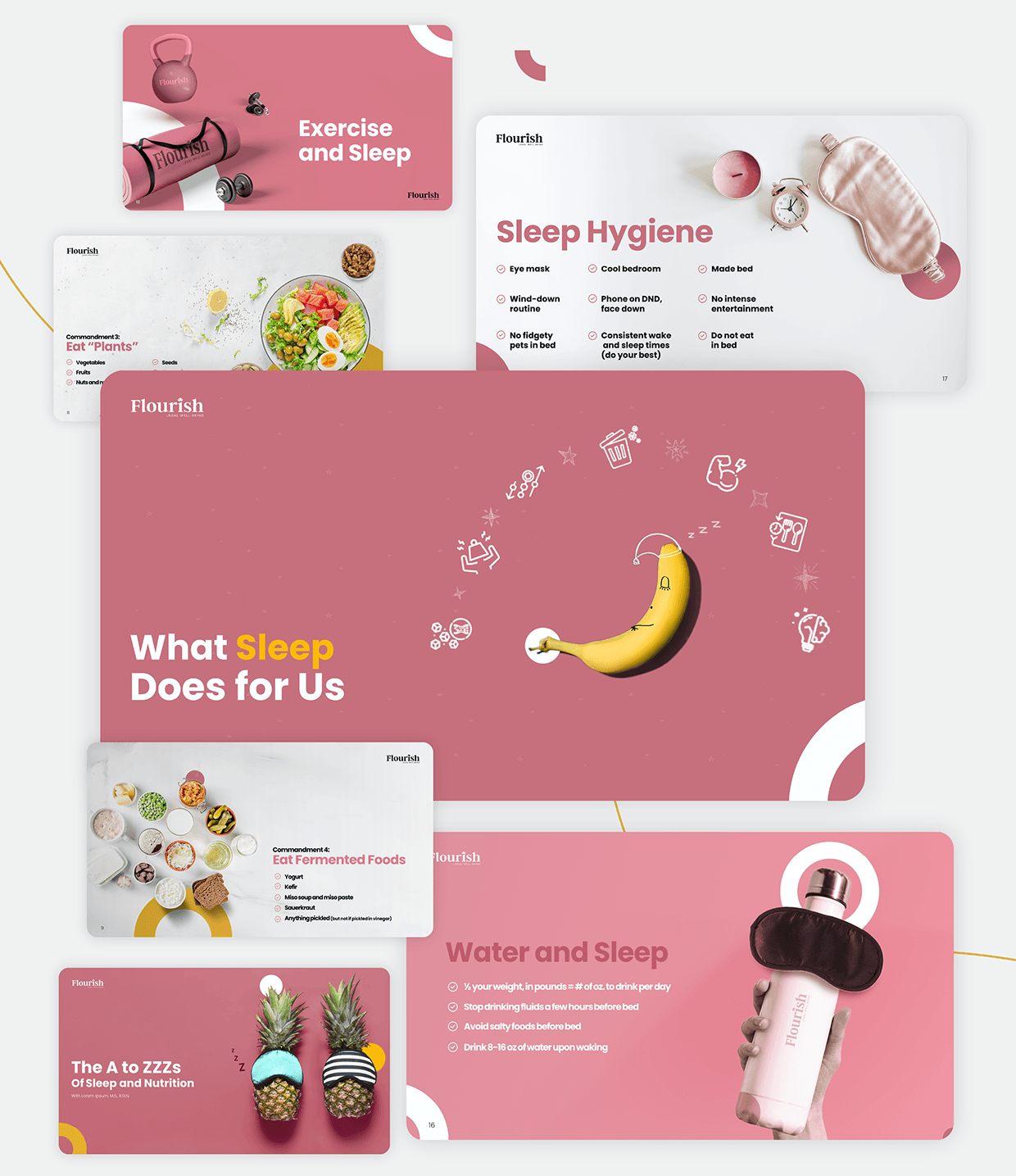 Sleep and Nutrition PowerPoint Presentation Design Image 2