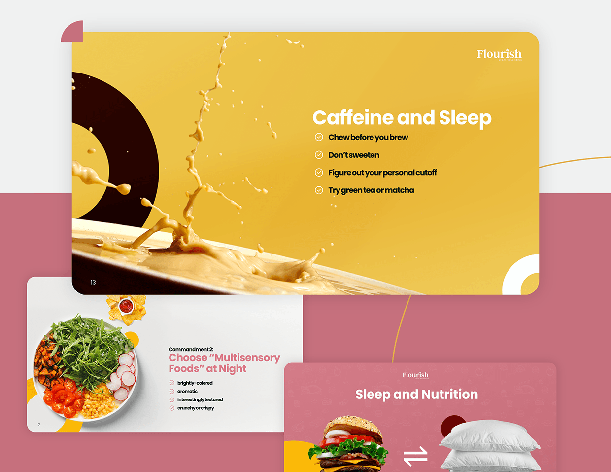 Sleep and Nutrition PowerPoint Presentation Design Image 3
