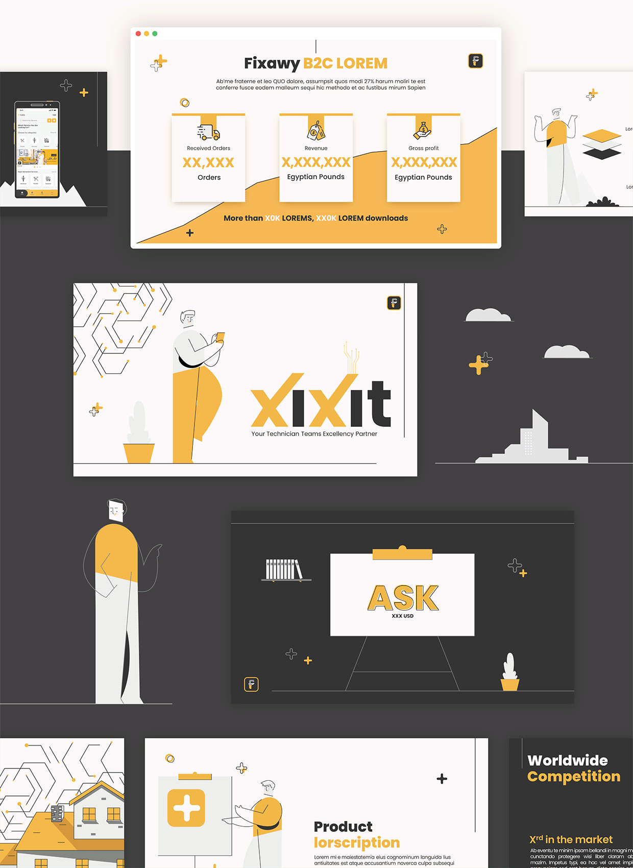 Fixawy Pitchdeck | Maintenance App Pitchdeck template Image 1