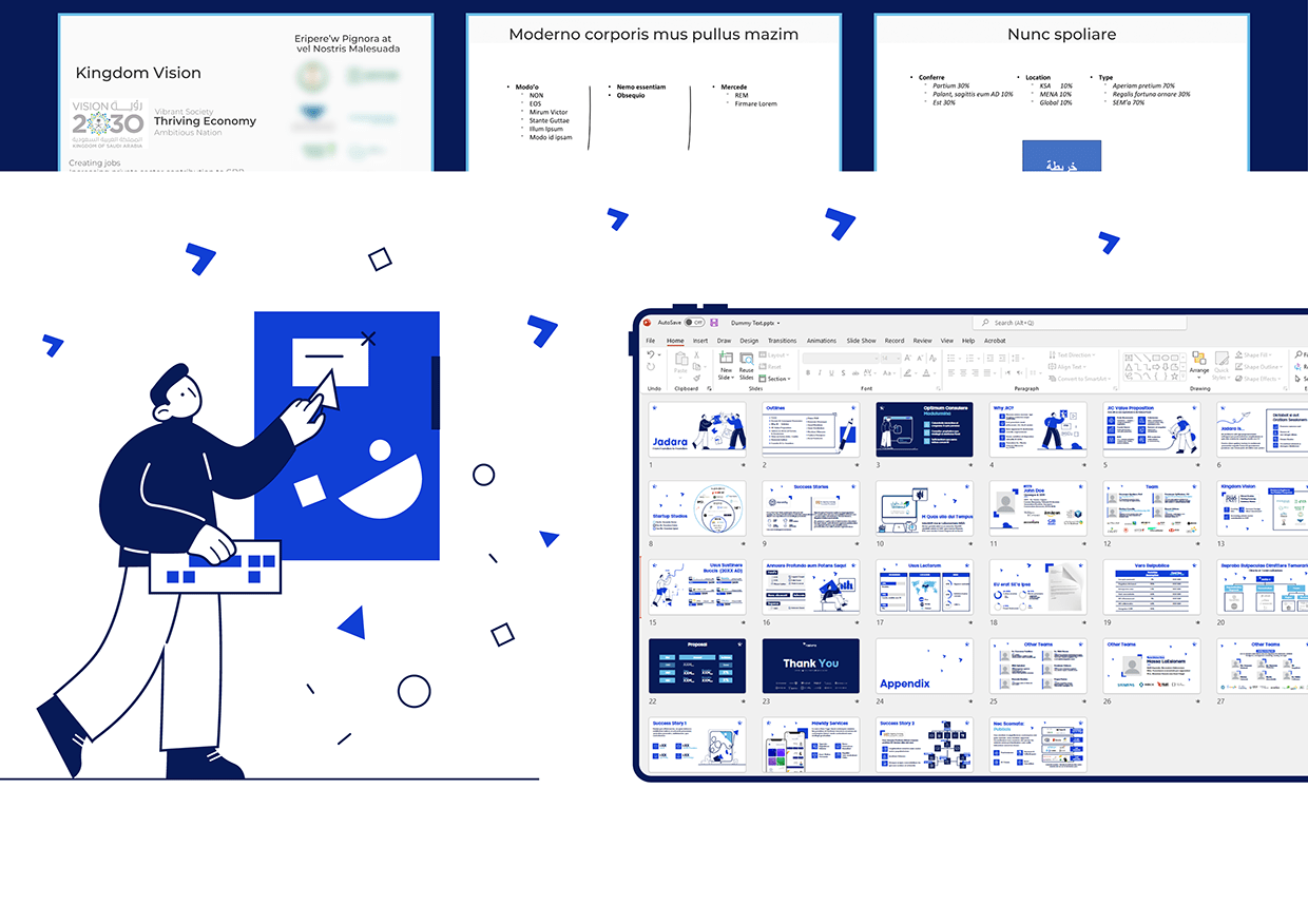 VC Firm Pitch deck | Startup Studio Raise-fund | KSA Image 1