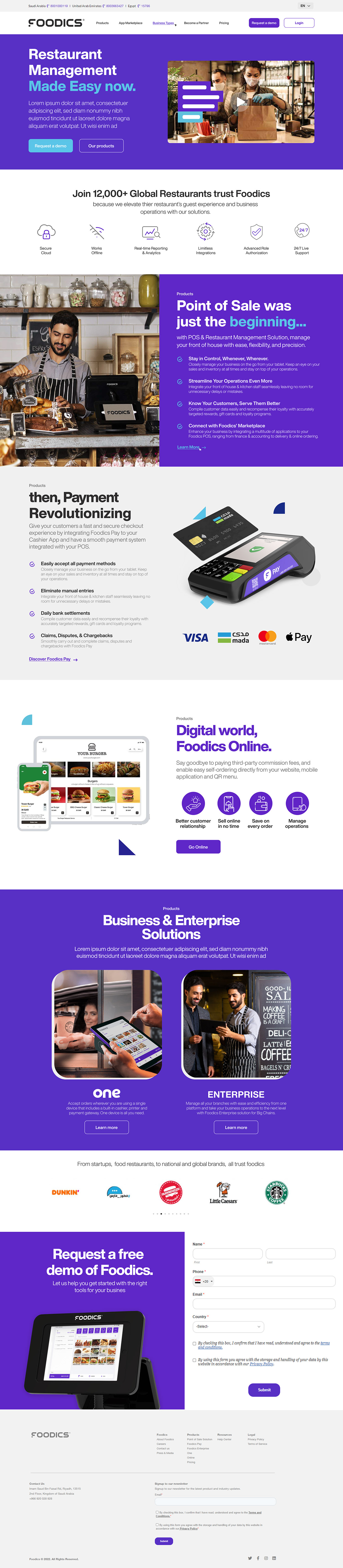 Foodics UI Non-Official Redesign | POS Homepage