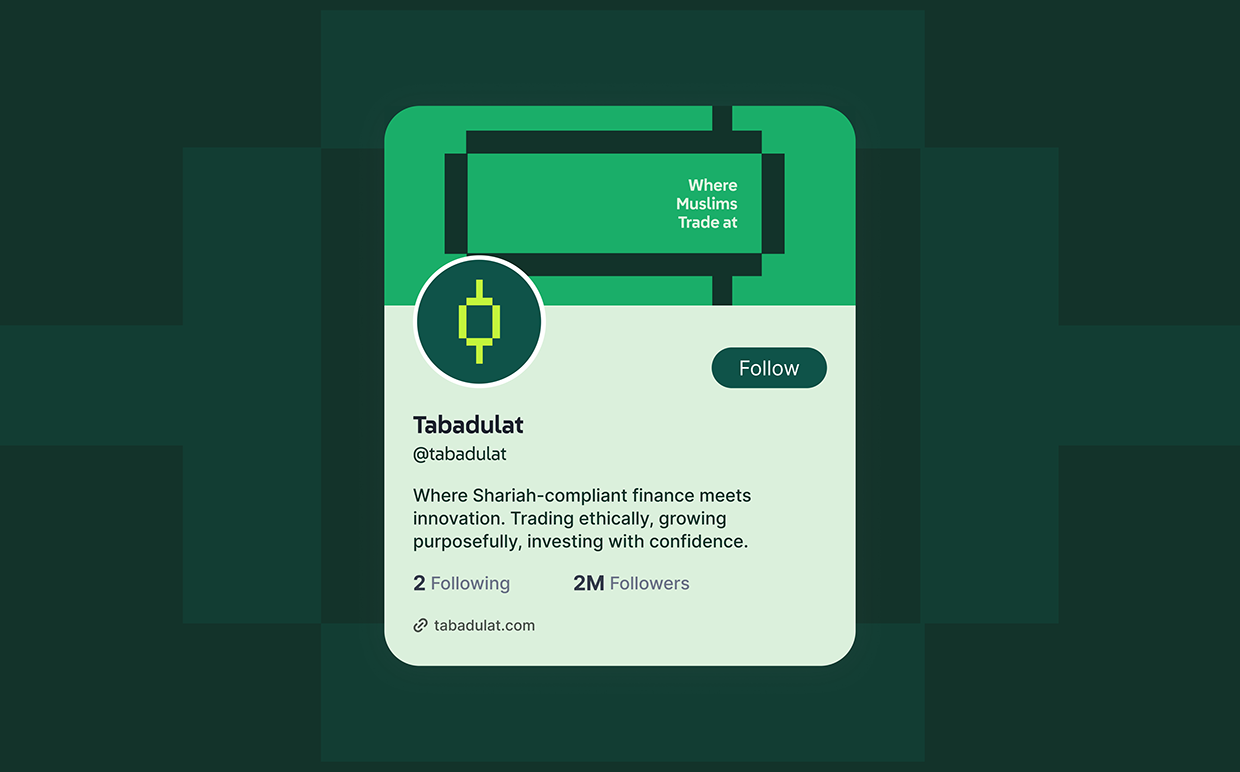 Halal Trading Platform Brand Identity | Arabic Fintech