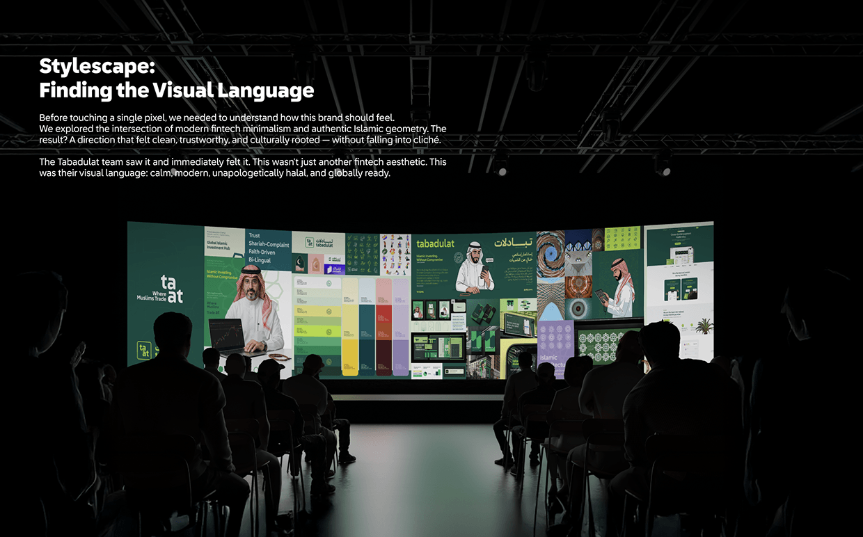 Halal Trading Platform Brand Identity | Arabic Fintech Image 0