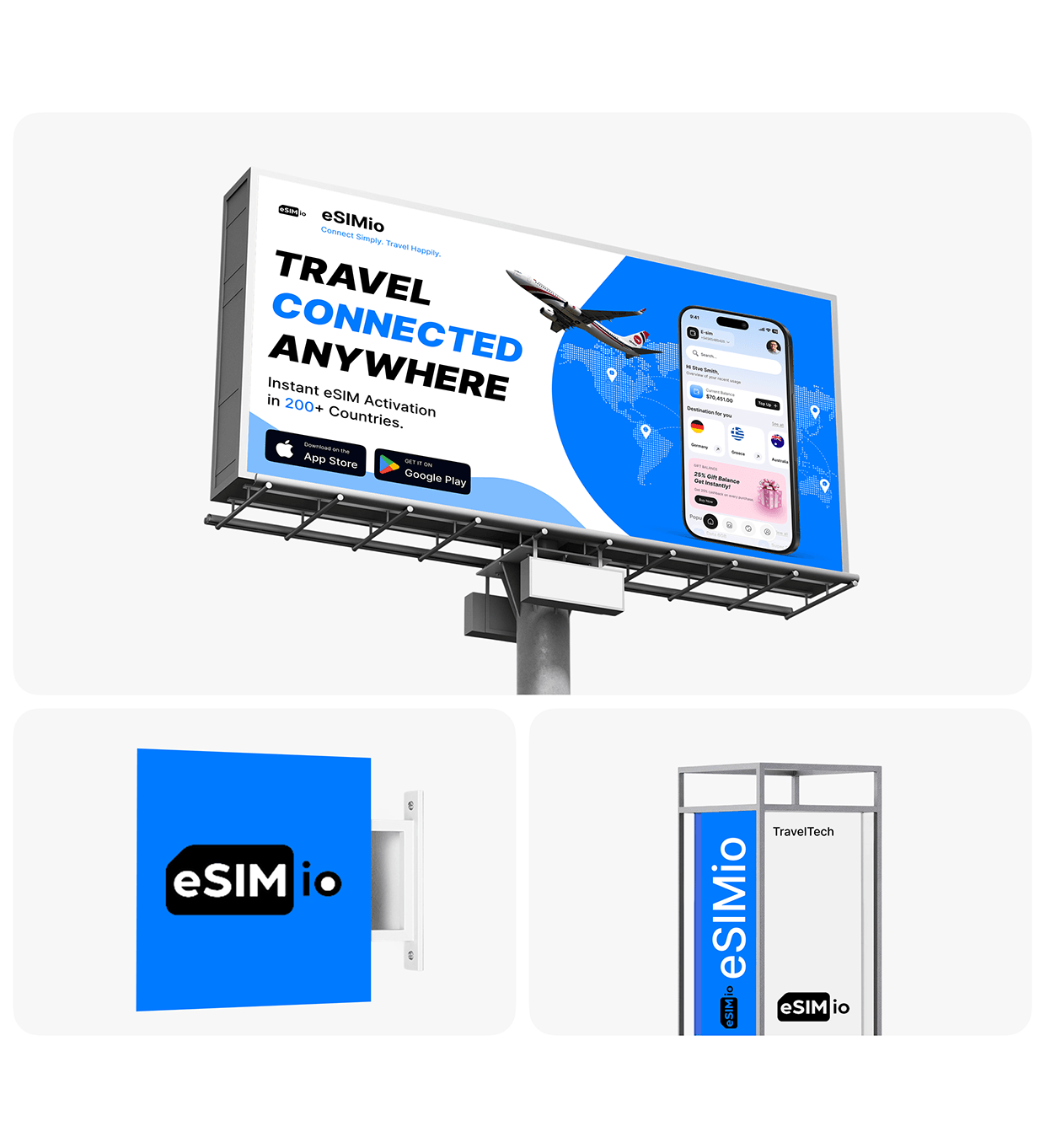 eSIM io - Global SIM Card | Mobile App Image 2