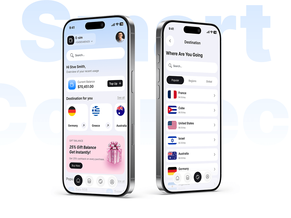 eSIM io - Global SIM Card | Mobile App Image 12