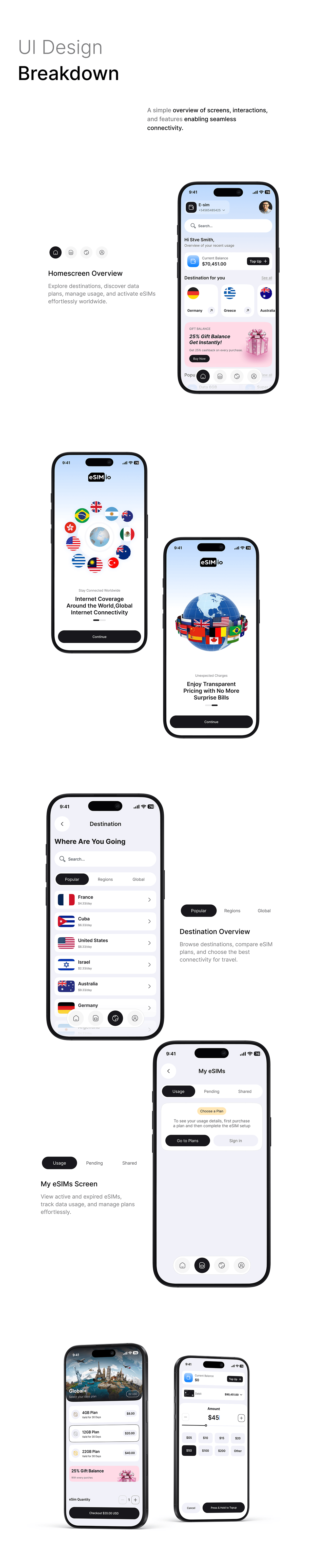 eSIM io - Global SIM Card | Mobile App Image 13