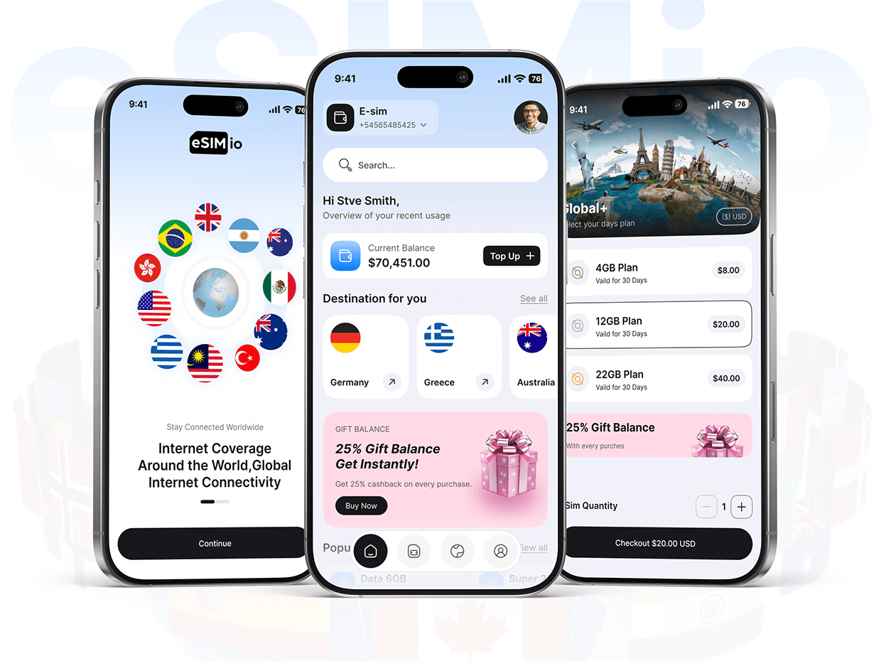 eSIM io - Global SIM Card | Mobile App Image 16