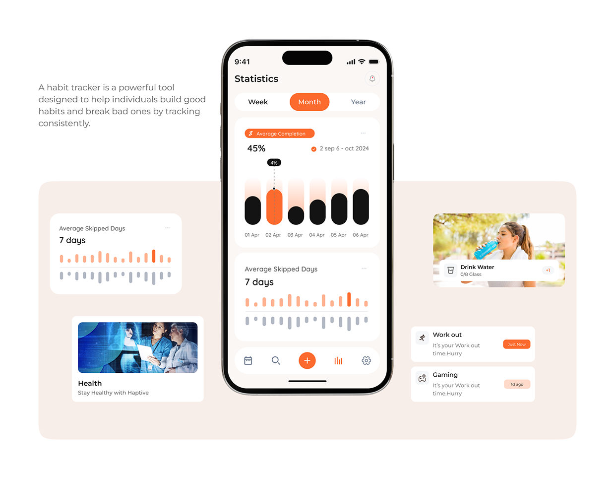 Habit tracker app ui/ux Image 4