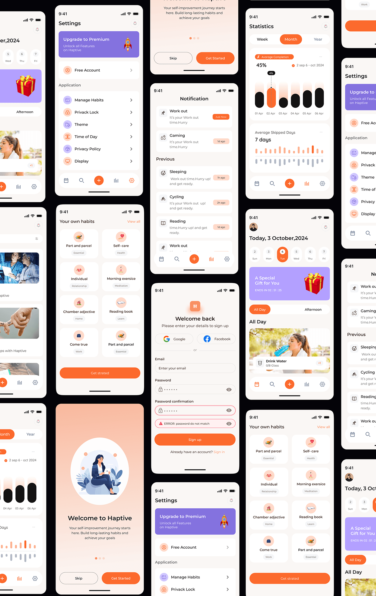 Habit tracker app ui/ux Image 14