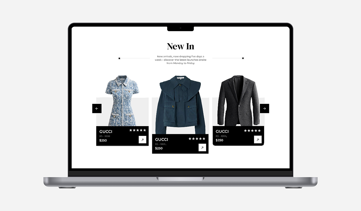 AI Luxury Fashion E-Commerce Website Design Image 10