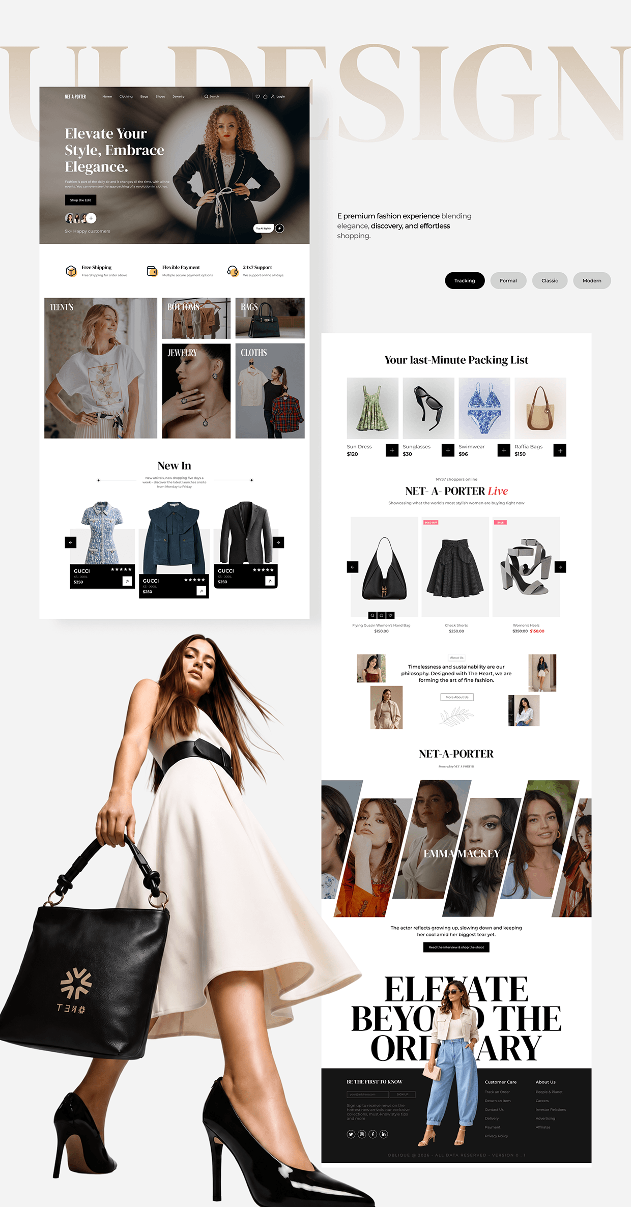 AI Luxury Fashion E-Commerce Website Design Image 14